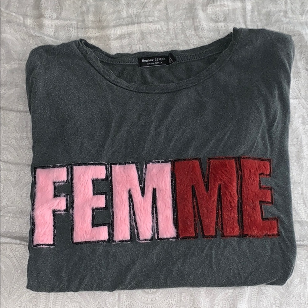 short sleeve crop top from Italy Berkshka store